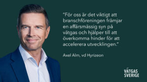 Axel Alm, vd Hyrizeon erbjuder hållbar vätgasproduktion